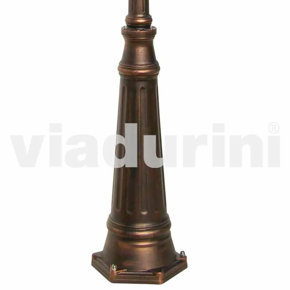 Anika classic hliníková zahradní lampa vyrobená v Itálii Viadurini