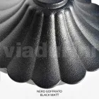 Sloupek venkovní lampy 212 cm v černém akrylu a hliníku Made in Italy - Trovanero Viadurini