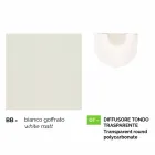 Venkovní lampa se třemi světly v bílém hliníku z Itálie, Anusca Viadurini