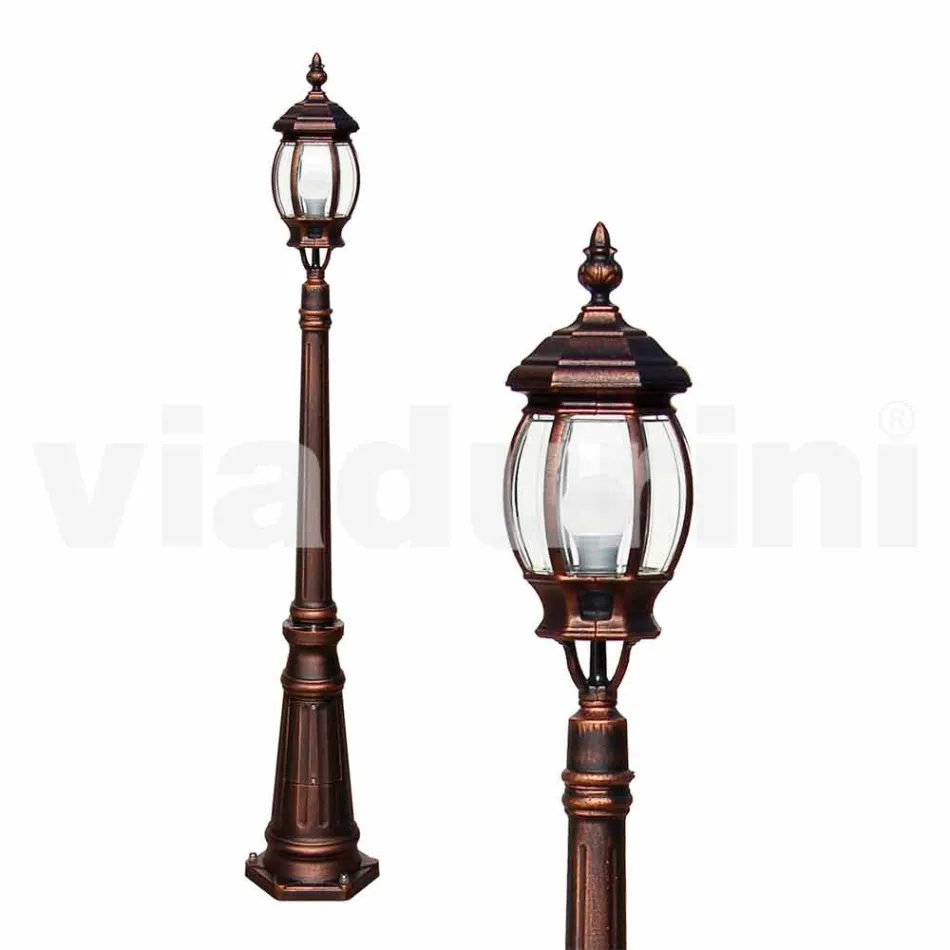 Venkovní lampa s hliníkovým světlem vyrobeným v Itálii, Anika Viadurini