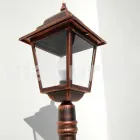 Nízká hliníková venkovní lampa vyrobená v Itálii, Aquilina Viadurini