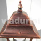 Nízká hliníková venkovní lampa vyrobená v Itálii, Aquilina Viadurini