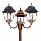 Klasická třívrstvá venkovní lampa vyrobená v Itálii, Aquilina Viadurini