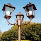 Klasická třívrstvá venkovní lampa vyrobená v Itálii, Aquilina Viadurini