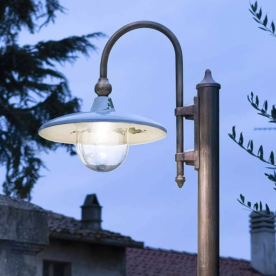 Hliníková zahradní lampa s designem 1 nebo 2 nebo 3 světel - Campobasso Viadurini