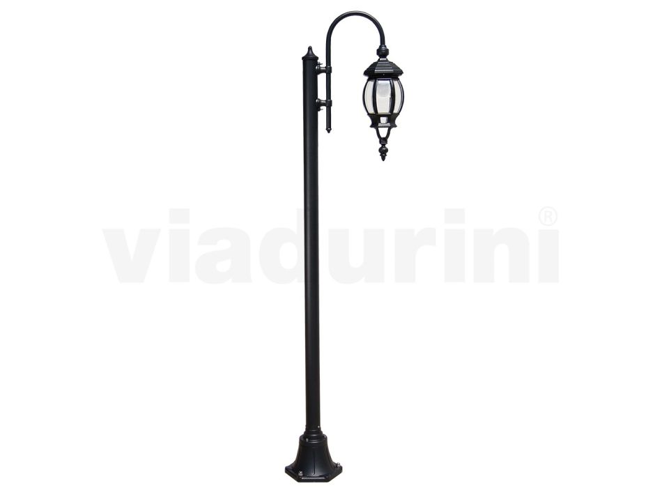 Vintage zahradní lampa z antracitového hliníku Made in Italy - Empire Viadurini