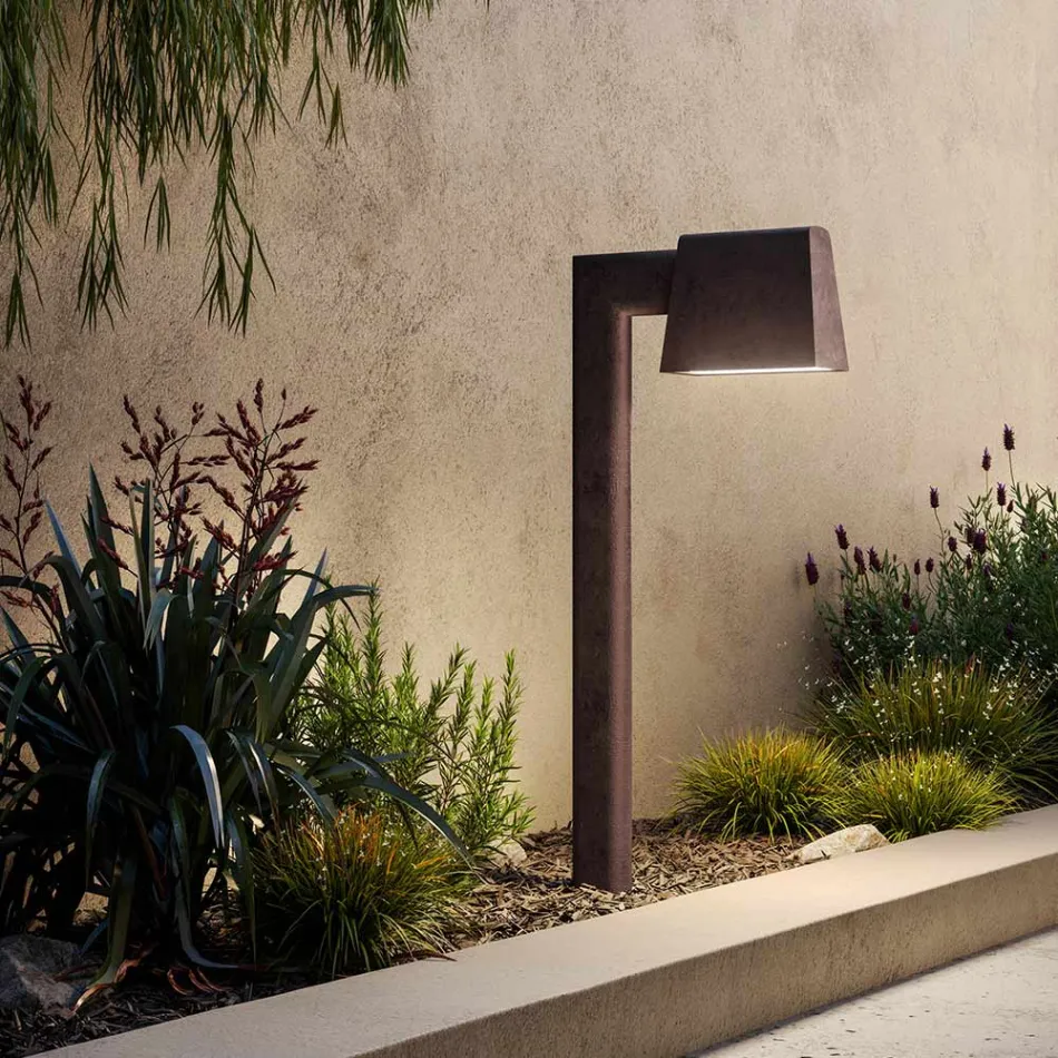 Venkovní lampa ze starožitného hnědého kovu 2 Heights - Saint Tropez od Il Fanale Viadurini