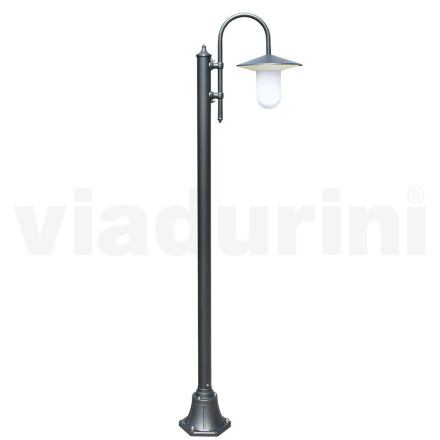 Venkovní lampa ve vintage stylu z antracitového hliníku Made in Italy - Belen Viadurini