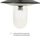 Venkovní lampa ve vintage stylu z antracitového hliníku Made in Italy - Belen Viadurini