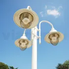 Zahradní lampa se 3 světly z hliníku Made in Italy - Cassandra Viadurini