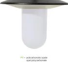 Zahradní lampa ve vintage stylu v šedém hliníku Made in Italy - Belen Viadurini