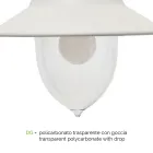 Zahradní lampa ve vintage stylu z hliníku Made in Italy - Cassandra Viadurini