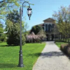 Vintage zahradní lampa z antracitového hliníku Made in Italy - Empire Viadurini