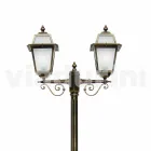 Venkovní lampa se dvěma světly z hliníku vyrobená v Itálii, Kristel Viadurini