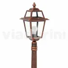 Venkovní sloupek pro svítidla z hliníku litého pod tlakem vyrobený v Itálii, Kristel Viadurini