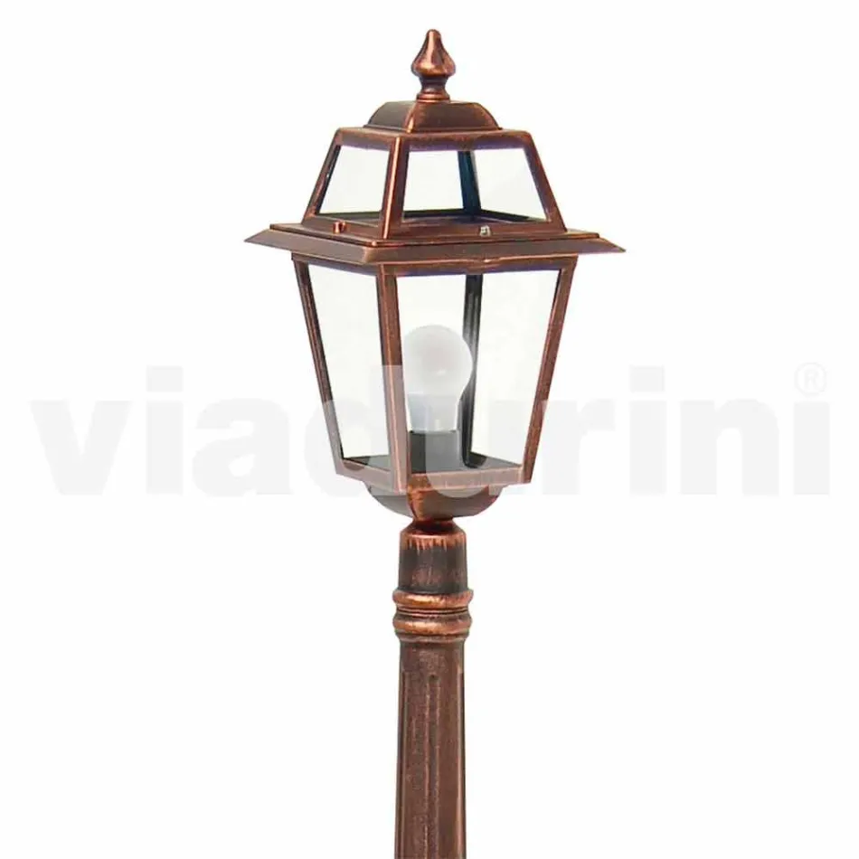 Venkovní sloupek pro svítidla z hliníku litého pod tlakem vyrobený v Itálii, Kristel Viadurini