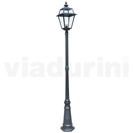 Lampa ve stylu Vintage z hliníku a skla Made in Italy - Vivian Viadurini