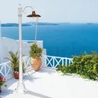 Vintage lampa z hliníku s difuzorem z mosazi Made in Italy - Adela Viadurini