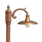 Vintage lampa z hliníku s difuzorem z mosazi Made in Italy - Adela Viadurini