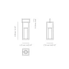 Venkovní lucerna s černou hliníkovou konstrukcí Made in Italy - Eve Viadurini