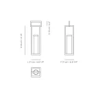 Venkovní lucerna s černou hliníkovou konstrukcí Made in Italy - Eve Viadurini