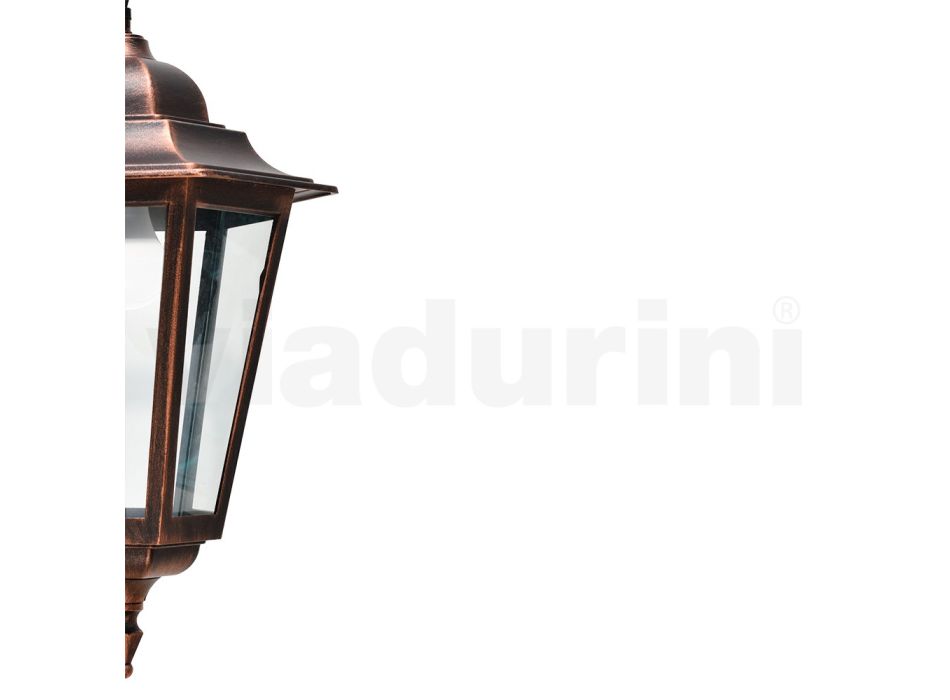 Venkovní lucerna ve vintage stylu z hliníku Made in Italy - Janira Viadurini
