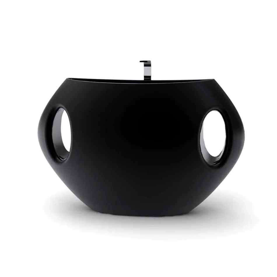 Moderní designový podstavec umyvadlo Pandora vyrobené v Itálii Viadurini