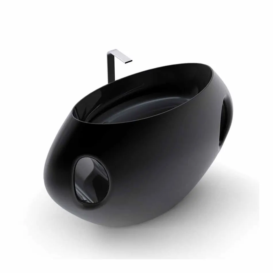 Moderní designový podstavec umyvadlo Pandora vyrobené v Itálii Viadurini