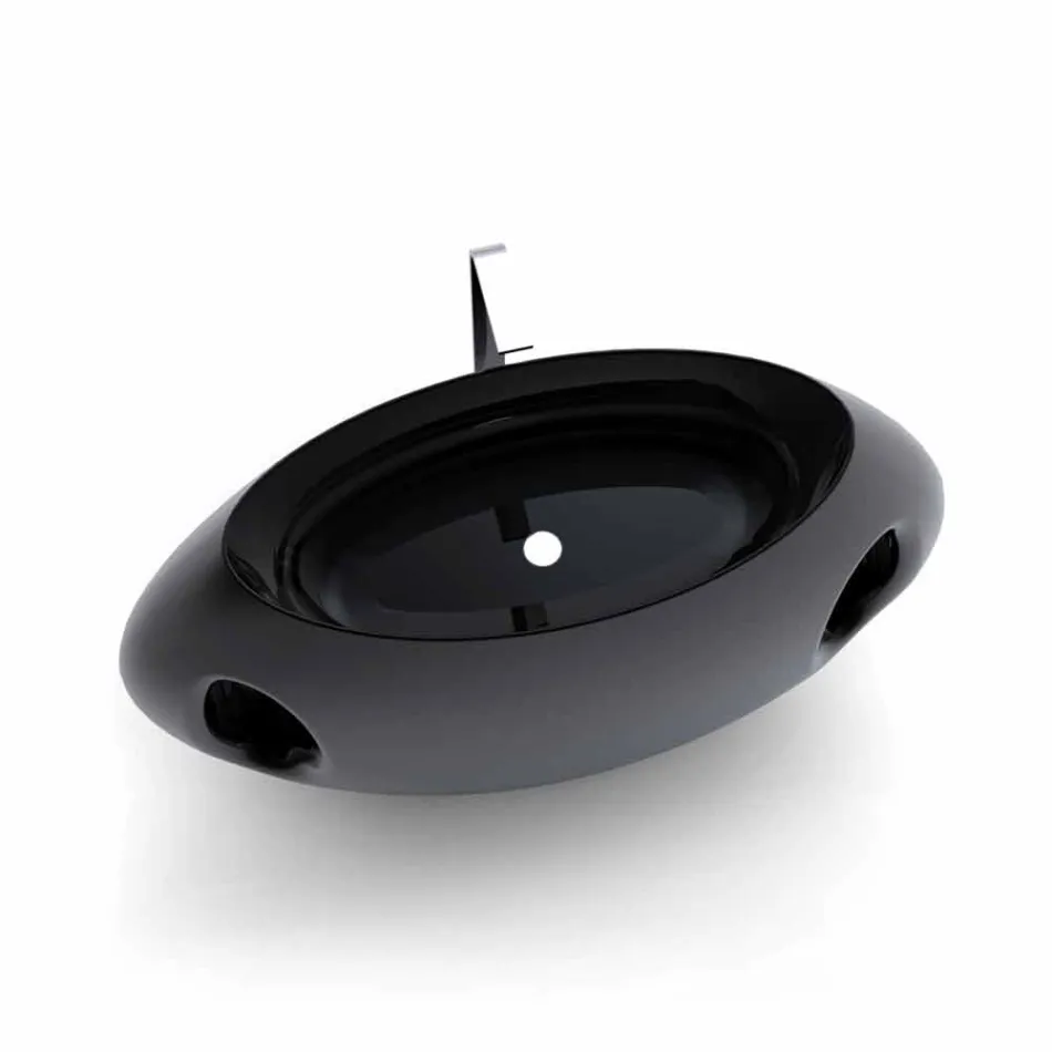 Moderní designový podstavec umyvadlo Pandora vyrobené v Itálii Viadurini