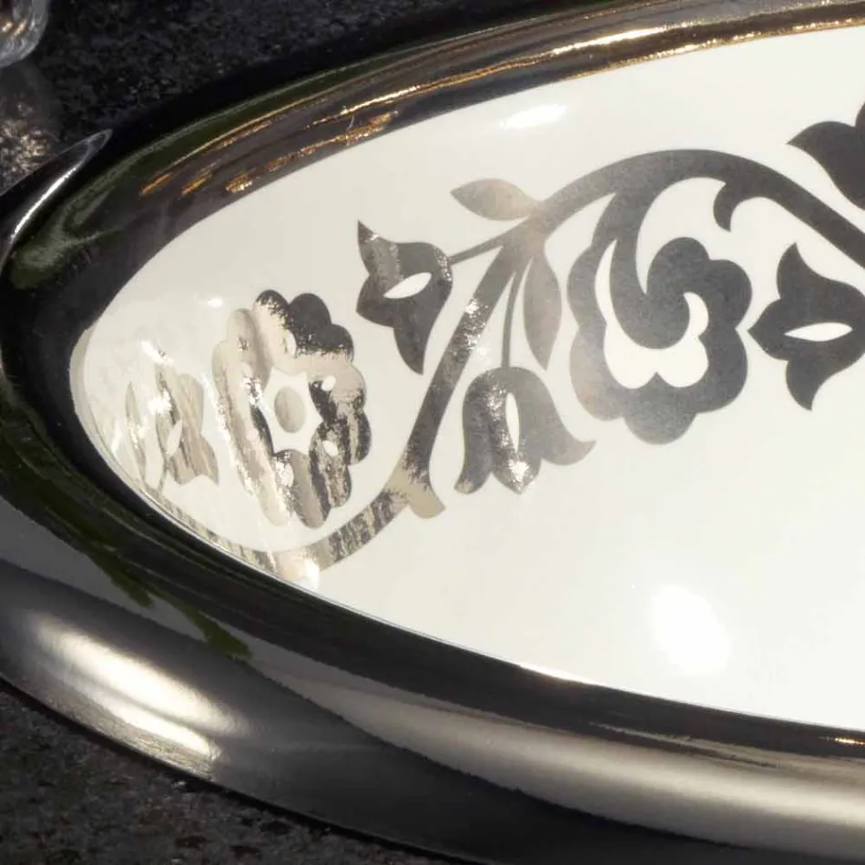 Vestavěný barokní umyvadlo v ohniště vyrobené v Itálii, Otis Viadurini