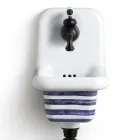 Moderní designové vzorované keramické nástěnné umyvadlo 26 cm - Jordan Viadurini