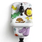 Moderní designové vzorované keramické nástěnné umyvadlo 26 cm - Jordan Viadurini