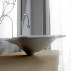Moderní designové umyvadlo ve tvaru listu Faruglium Viadurini