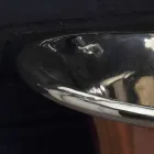 Umyvadlo koupelna k nosné měď a bílého plechu Cala Viadurini