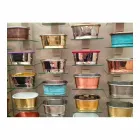 Umyvadlo koupelna k nosné měď a bílého plechu Cala Viadurini