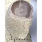 Návrh koupelny umyvadlo v přírodním kameně Moře, unikátní kus Viadurini