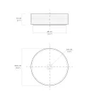 Koupelnové umyvadlo z ručně soustružené porcelánové kameniny Made in Italy - Šipky Viadurini