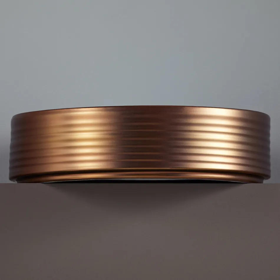 Koupelnové umyvadlo z ručně soustružené porcelánové kameniny Made in Italy - Šipky Viadurini