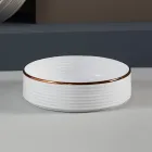 Koupelnové umyvadlo z ručně soustružené porcelánové kameniny Made in Italy - Šipky Viadurini