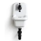 Závěsné umyvadlo do koupelny v barevném keramickém moderním designu 26 cm - Jordan Viadurini