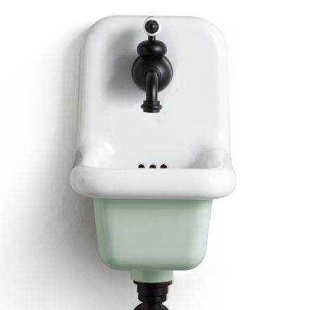 Závěsné umyvadlo do koupelny v barevném keramickém moderním designu 26 cm - Jordan Viadurini