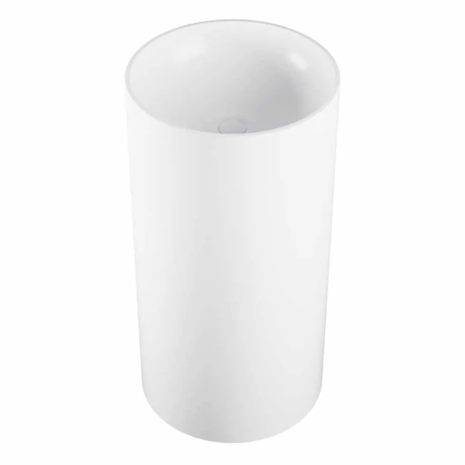 Pozemní volně stojící válcové umyvadlo vyrobené v Itálii, Rumo Viadurini