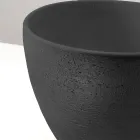 Kuželový dřez na pracovní desku z ručně soustruženého šamotového jílu - Orbite Viadurini