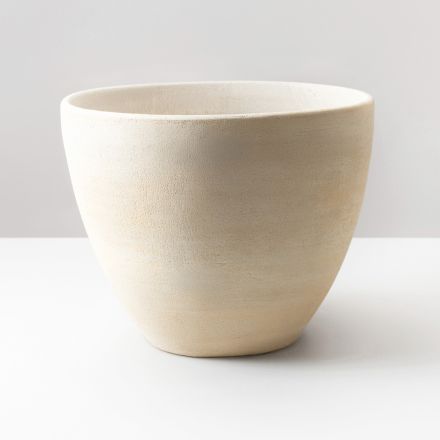 Kuželový dřez na pracovní desku z ručně soustruženého šamotového jílu - Orbite Viadurini