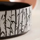 Umyvadlo na desku do koupelny z porcelánové kameniny Made in Italy - Obálka Viadurini