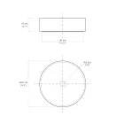 Umyvadlo na desku do koupelny z porcelánové kameniny Made in Italy - Obálka Viadurini