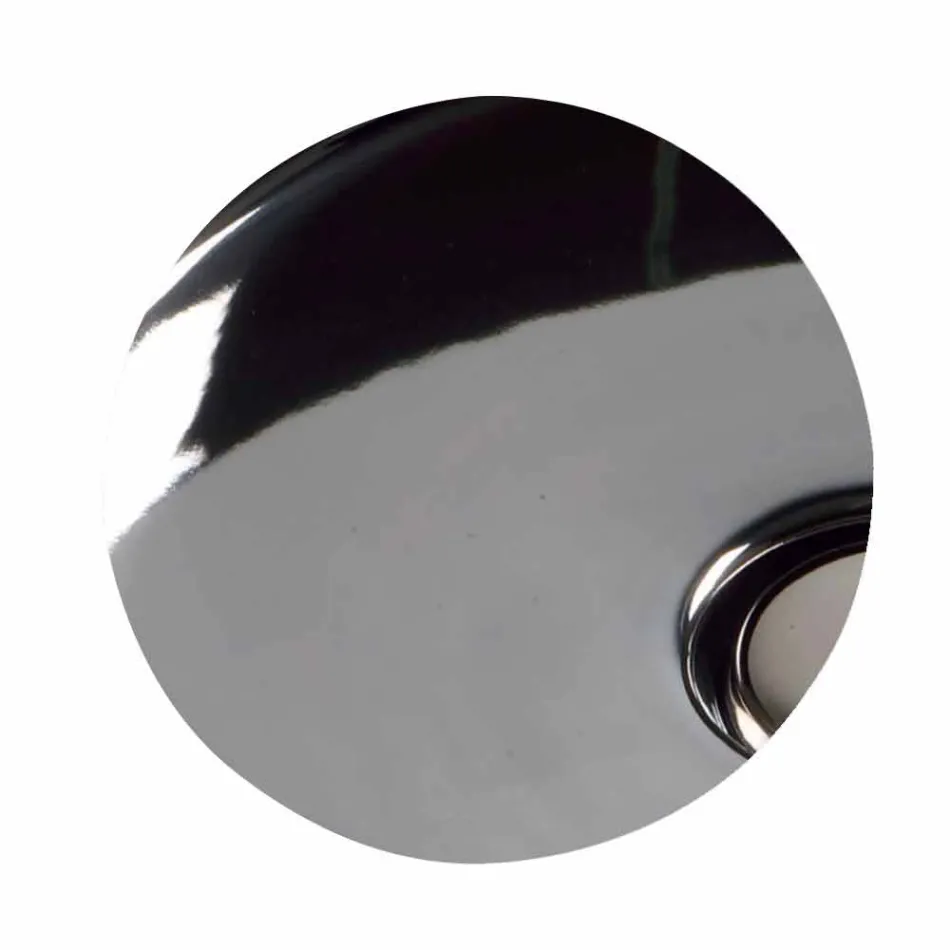 Umyvadlo z keramiky 37x37cm Itálie hvězda dělal, moderní design Viadurini