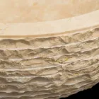 Bílý deska z přírodního finského kamene, unikátní kus Viadurini