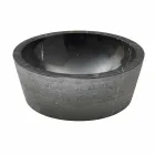 Umyvadlo Podpora Válcová kámen přírodní béžová Ampat Viadurini