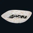 Umyvadlo s vložkami v Bea granátů, z jednoho kusu Viadurini